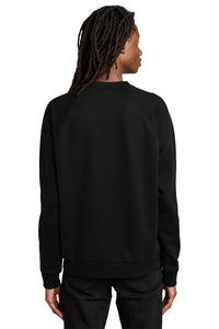 Allmade Unisex Organic CVC Fleece Crewneck Sweatshirt AL5004 - Deep Black Back