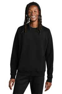 Allmade Unisex Organic CVC Fleece Crewneck Sweatshirt AL5004 - Deep Black