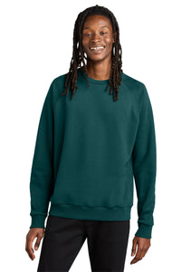 Allmade Unisex Organic CVC Fleece Crewneck Sweatshirt AL5004 - Deep Sea Green