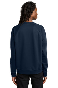 Allmade Unisex Organic CVC Fleece Crewneck Sweatshirt AL5004 - Rebel Blue Back