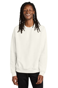Allmade Unisex Organic CVC Fleece Crewneck Sweatshirt AL5004 - White Sand