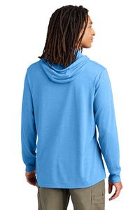 Allmade Unisex Tri-Blend Hoodie Tee AL6003 - Azure Blue Back