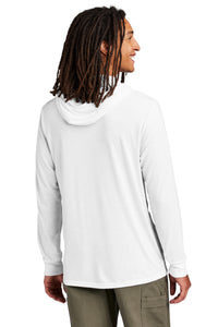 Allmade Unisex Tri-Blend Hoodie Tee AL6003 - Bright White Back