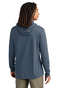 Allmade Unisex Tri-Blend Hoodie Tee AL6003 - Rebel Blue Back