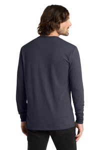 Allmade  Unisex Tri-Blend Long Sleeve Tee AL6004 - Rebel Blue Back
