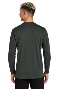 Allmade Unisex Long Sleeve Organic Cotton Tee AL6104 - Terrain Grey Back
