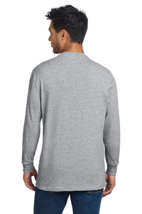 Allmade Unisex Long Sleeve Recycled Blend Tee AL6204 - Remade Gray Heather Back