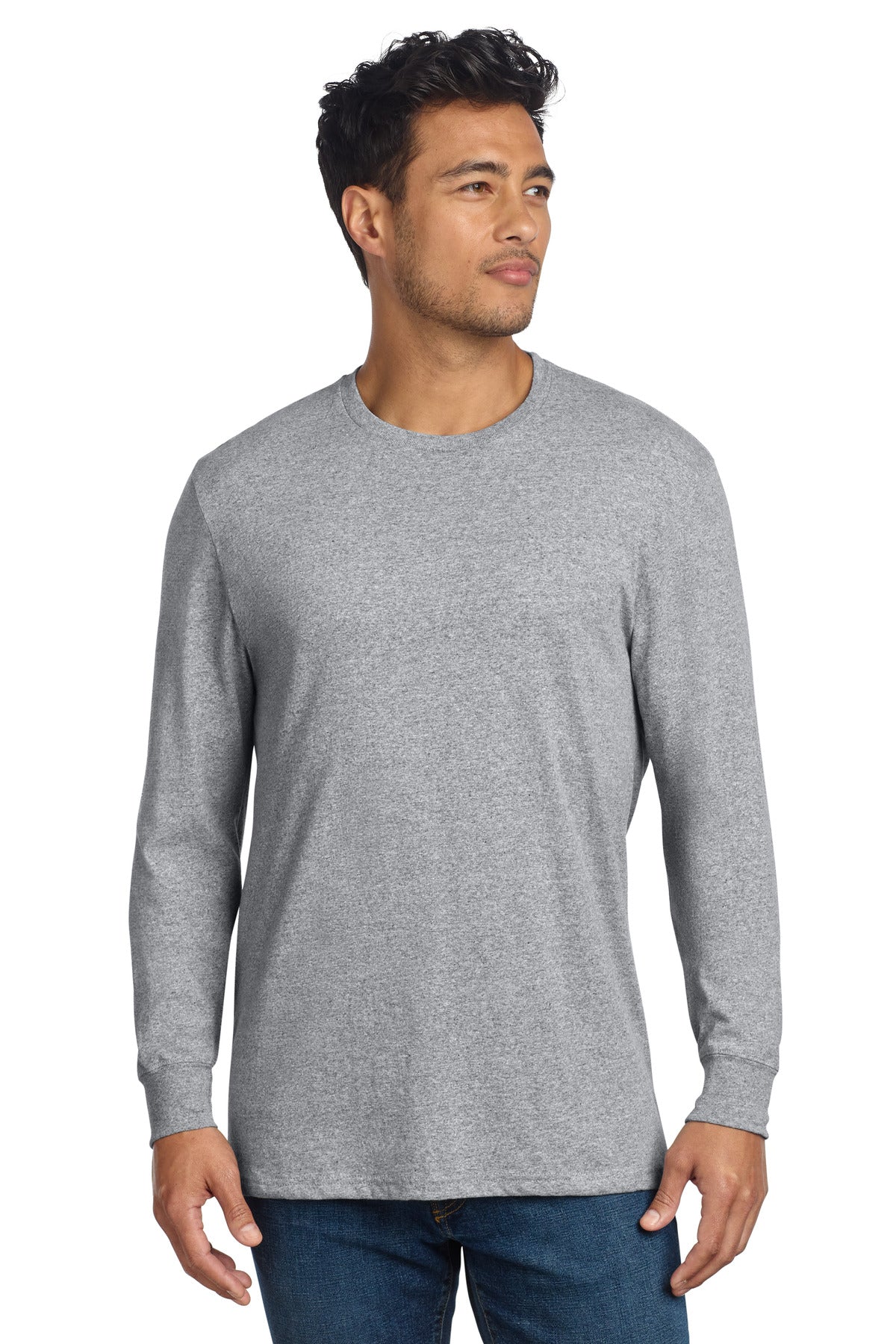 Allmade Unisex Long Sleeve Recycled Blend Tee AL6204 - Remade Gray Heather