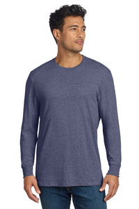 Allmade Unisex Long Sleeve Recycled Blend Tee AL6204 - Salvaged Navy Heather