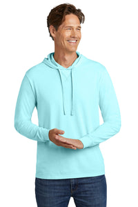 Allmade Unisex Mineral Dye Organic Cotton Hoodie Tee AL6305 - Saltwater Blue