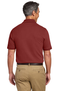 Brooks Brothers Pima Cotton Pique Polo BB18200 - Rich Red Back