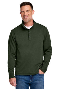 Brooks Brothers Mid-Layer Stretch 1/2-Button BB18202 - Pine Heather