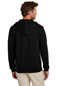 Brooks Brothers Double-Knit Full-Zip Hoodie BB18208 - Deep Black Back