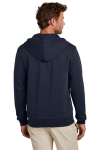 Brooks Brothers Double-Knit Full-Zip Hoodie BB18208 - Night Navy Back