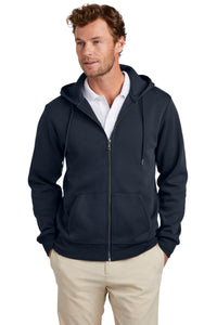 Brooks Brothers Double-Knit Full-Zip Hoodie BB18208 - Night Navy
