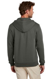 Brooks Brothers Double-Knit Full-Zip Hoodie BB18208 - Windsor Grey Back