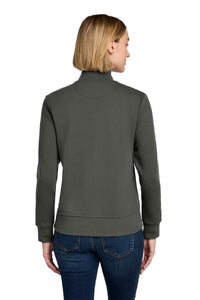 Brooks Brothers Women's Double-Knit Full-Zip BB18211 - Windsor Grey Back