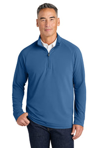 Brooks Brothers Luxe Performance 1/4-Zip BB18214 - Charter Blue