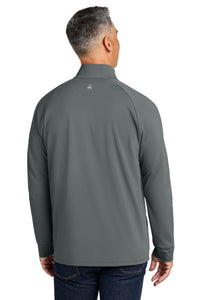 Brooks Brothers Luxe Performance 1/4-Zip BB18214 - Shadow Grey Back
