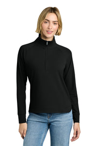 Brooks Brothers Women's Luxe Performance 1/4-Zip BB18215 - Deep Black