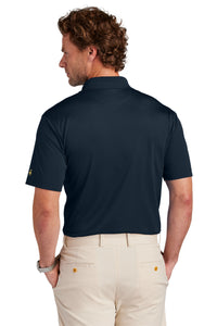 Brooks Brothers Mesh Pique Performance Polo BB18220 - Navy Blazer Back