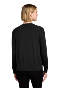 Brooks Brothers Women's Washable Merino Cardigan Sweater BB18413 - Deep Black Back