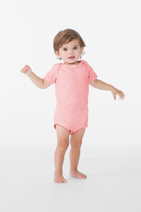 BELLA+CANVAS Infant Jersey Short Sleeve One Piece BC100B - Pink