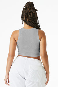 BELLA+CANVAS Women's Micro Rib Racer Tank BC1019 - Athletic Heather Back