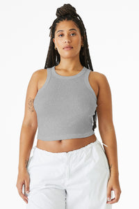 BELLA+CANVAS Women's Micro Rib Racer Tank BC1019 - Athletic Heather