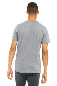 BELLA+CANVAS  Unisex Heather CVC Short Sleeve Tee - Athletic Heather Back