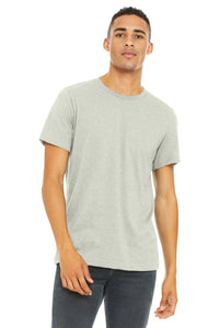 BELLA+CANVAS  Unisex Heather CVC Short Sleeve Tee - Heather Cement