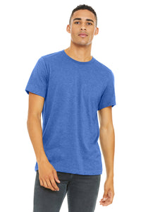 BELLA+CANVAS  Unisex Heather CVC Short Sleeve Tee - Heather Columbia Blue