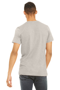 BELLA+CANVAS  Unisex Heather CVC Short Sleeve Tee - Heather Cool Grey Back
