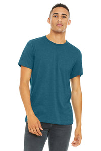 BELLA+CANVAS  Unisex Heather CVC Short Sleeve Tee - Heather Deep Teal
