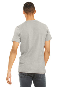 BELLA+CANVAS  Unisex Heather CVC Short Sleeve Tee - Heather Dust Back