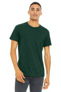 BELLA+CANVAS  Unisex Heather CVC Short Sleeve Tee - Heather Emerald