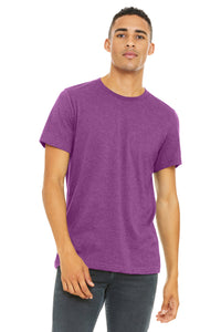 BELLA+CANVAS  Unisex Heather CVC Short Sleeve Tee - Heather Magenta