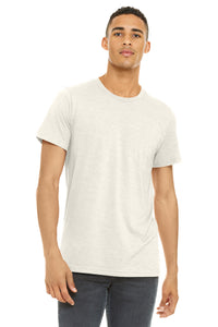 BELLA+CANVAS  Unisex Heather CVC Short Sleeve Tee - Heather Natural