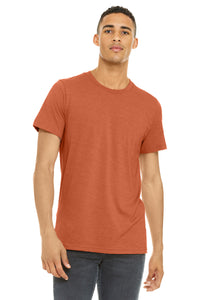 BELLA+CANVAS  Unisex Heather CVC Short Sleeve Tee - Heather Orange