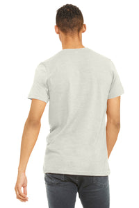 BELLA+CANVAS  Unisex Heather CVC Short Sleeve Tee - Heather Prism Natural Back