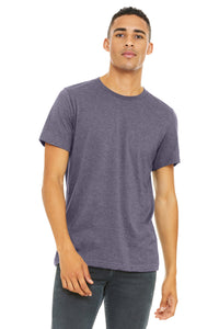 BELLA+CANVAS  Unisex Heather CVC Short Sleeve Tee - Heather Purple