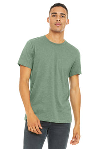 BELLA+CANVAS  Unisex Heather CVC Short Sleeve Tee - Heather Sage