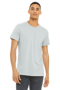 BELLA+CANVAS  Unisex Heather CVC Short Sleeve Tee - Heather Silver