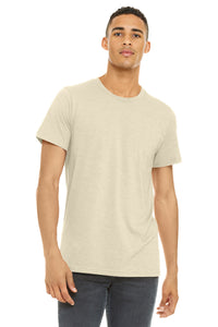 BELLA+CANVAS  Unisex Heather CVC Short Sleeve Tee - Heather Soft Cream