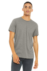 BELLA+CANVAS  Unisex Heather CVC Short Sleeve Tee - Heather Stone