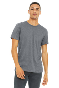 BELLA+CANVAS  Unisex Heather CVC Short Sleeve Tee - Heather Storm