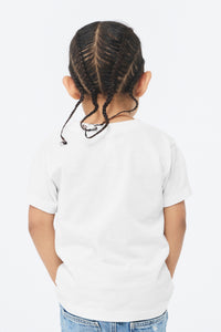 BELLA+CANVAS Toddler Short Sleeve Tee BC3001T - White Back