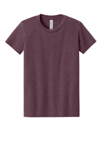 BELLA+CANVAS Youth Heather CVC Tee BC3001YCVC - Heather Maroon