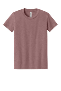 BELLA+CANVAS Youth Heather CVC Tee BC3001YCVC - Heather Mauve