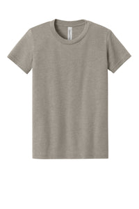 BELLA+CANVAS Youth Heather CVC Tee BC3001YCVC - Heather Stone